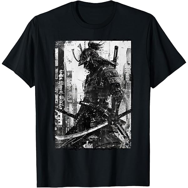 Amazon.com: Black And White Urban Streetwear T-Shirt